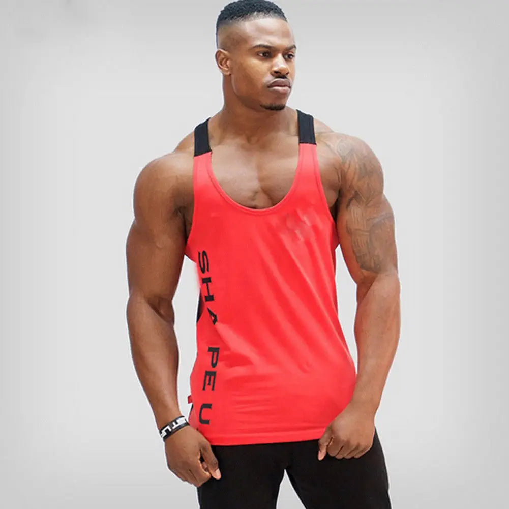 Camiseta sin mangas para hombre SHAPE U