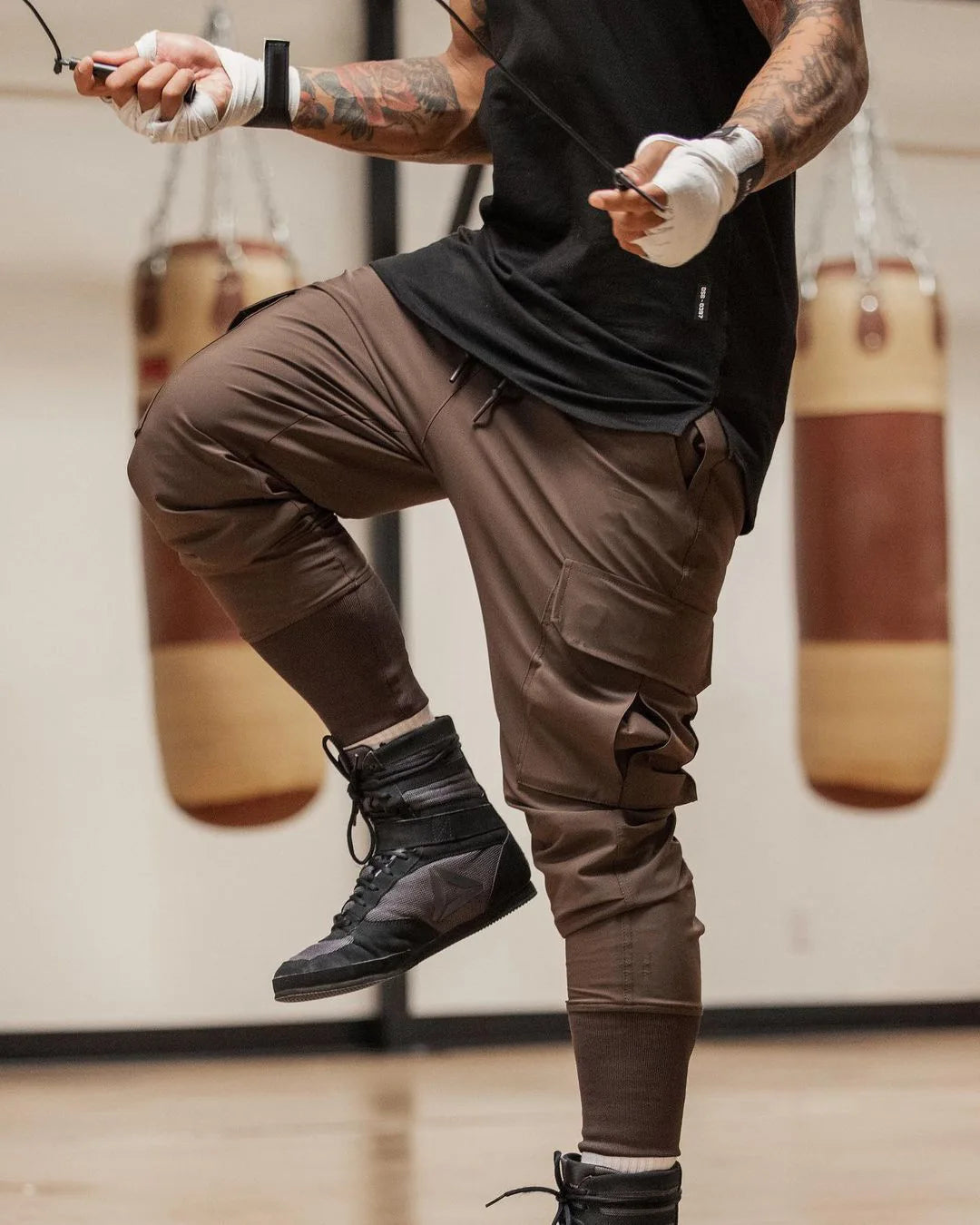 Pantalones deportivos de camuflaje para hombre