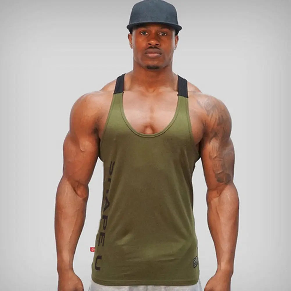 Camiseta sin mangas para hombre SHAPE U