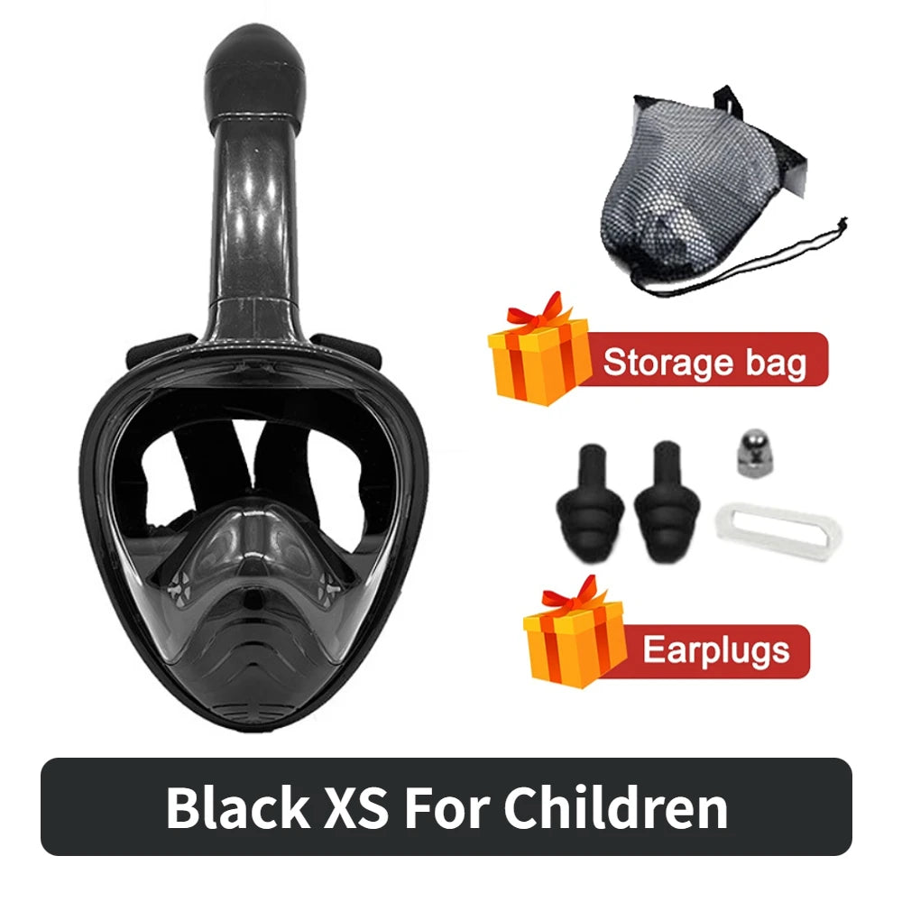 Máscara de buceo profesional para niños y adultos