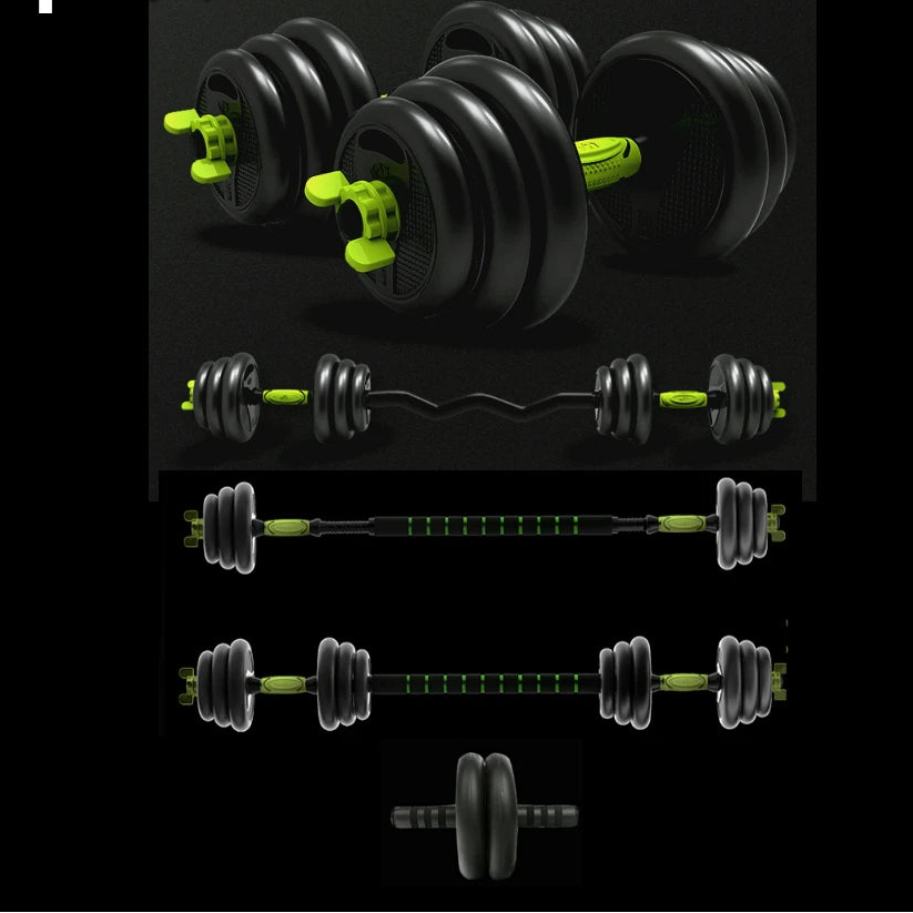 Kit de mancuernas regulables (juego de 10 kg, 15 kg, 20 kg, 30 kg, 40 kg)