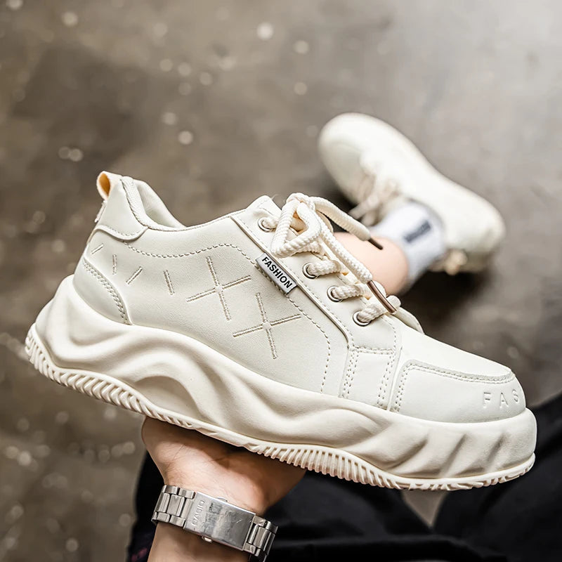 Zapatos informales con plataforma para hombre
