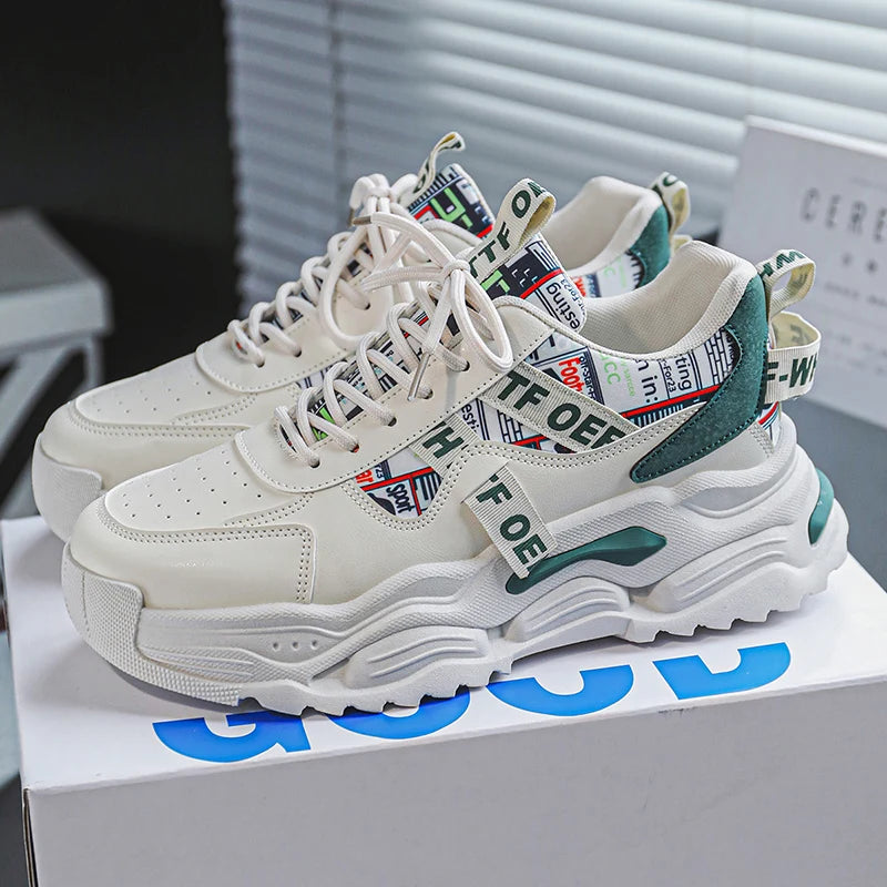 Sneakers con plataforma para hombre