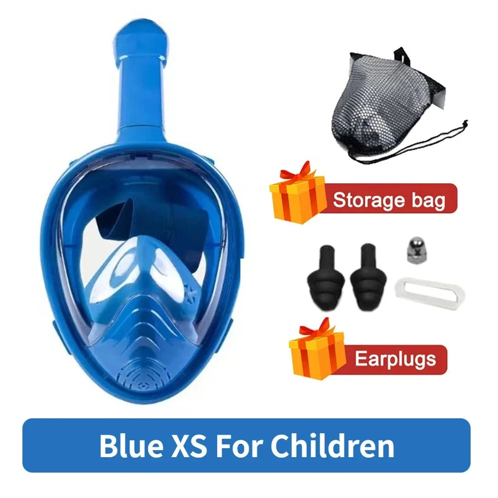 Máscara de buceo profesional para niños y adultos