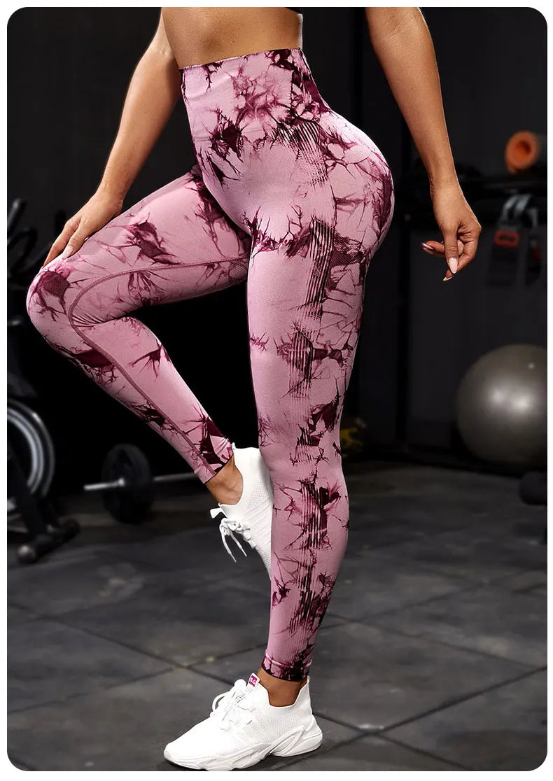 Pantalones de Yoga Tie Dye para mujer