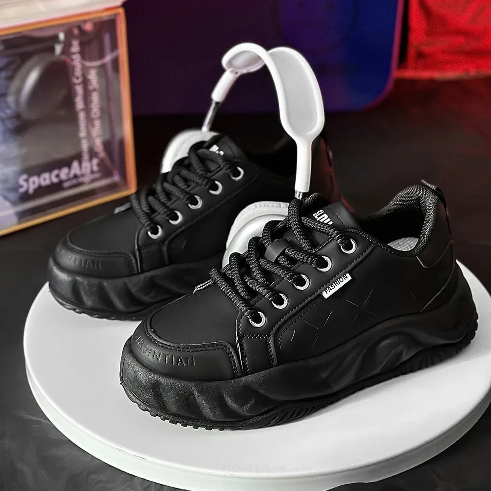 Zapatos informales con plataforma para hombre