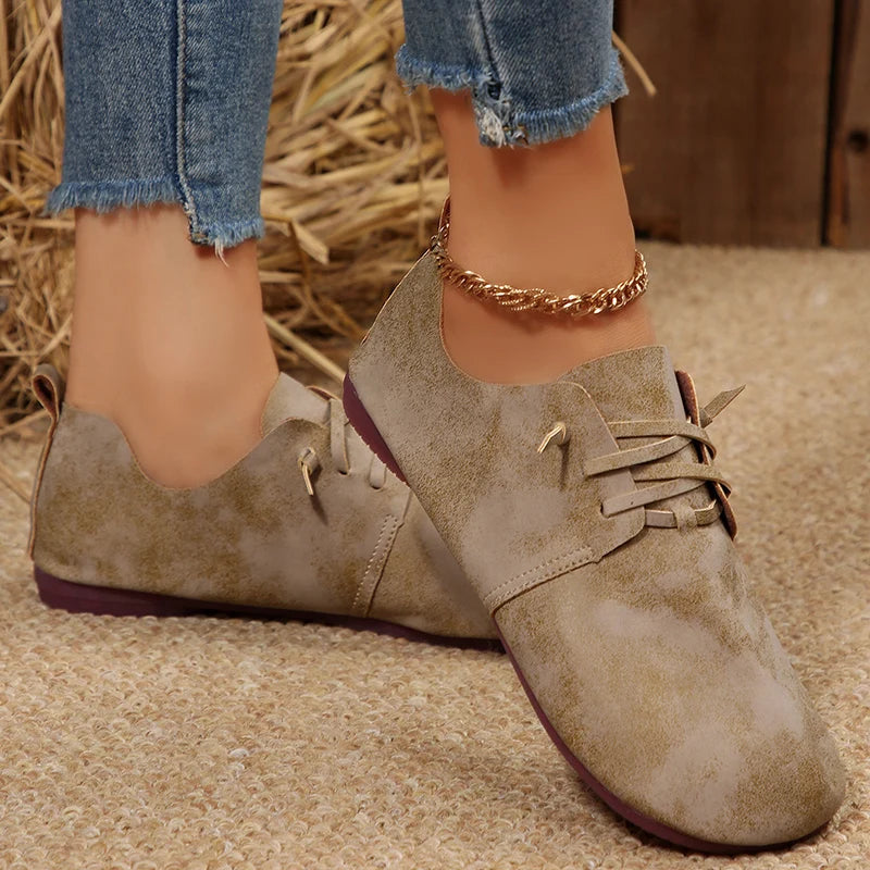 Zapatillas informales planas para mujer
