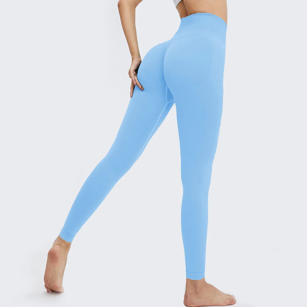 Nuevas mallas deportivas Push Up sin costuras para mujer