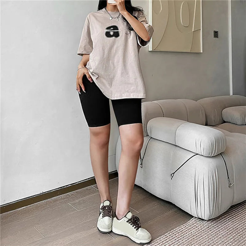 Pantalones cortos ajustados deportivos para mujer