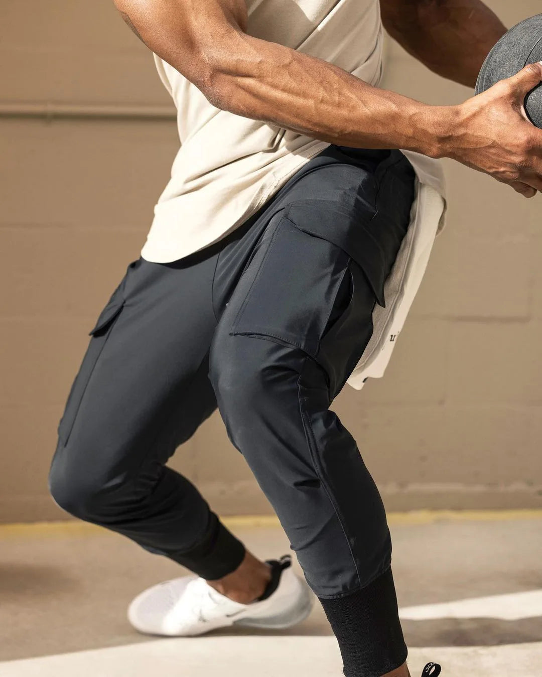 Pantalones deportivos de camuflaje para hombre