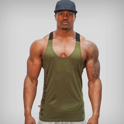 Camiseta sin mangas para hombre SHAPE U