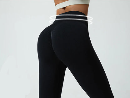 Nuevas mallas deportivas Push Up sin costuras para mujer
