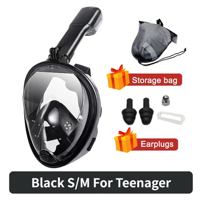 Máscara de buceo profesional para niños y adultos