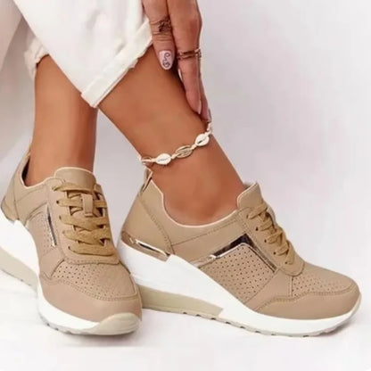 Zapatillas informales con plataforma para mujer
