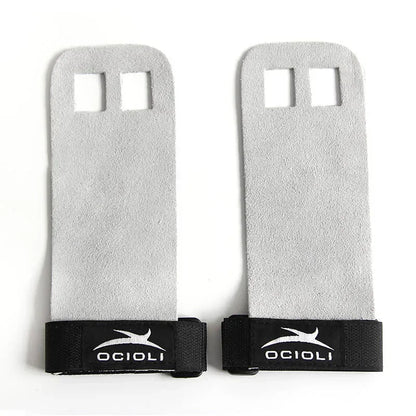 Par de protectores de palma de cuero sintético