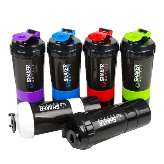 Shaker de proteínas de 600ml con separadores