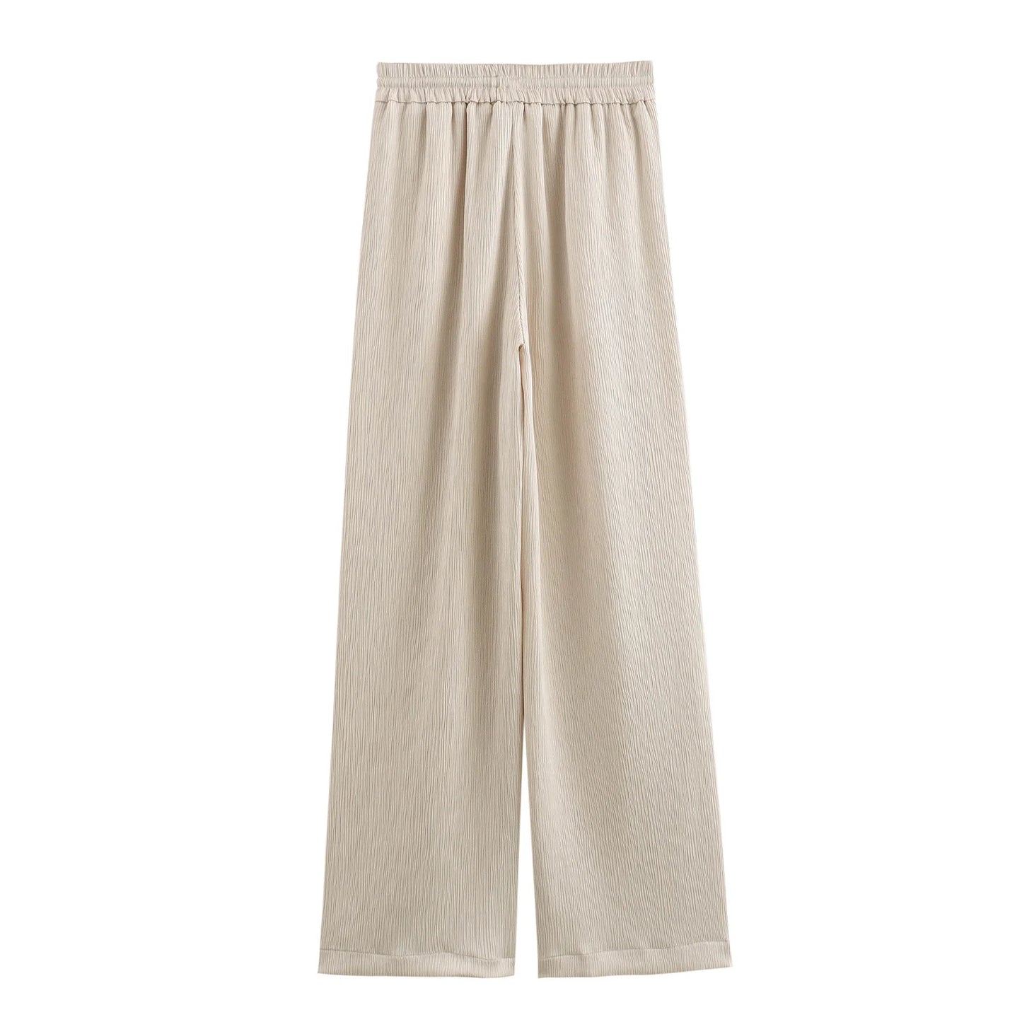 Conjunto de chaqueta informal y pantalones de pierna ancha