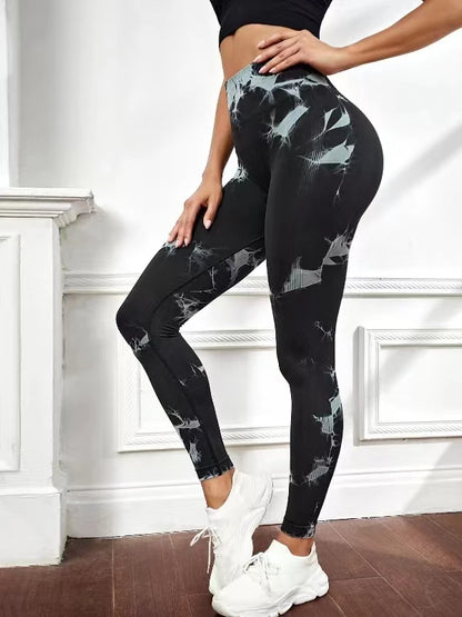 Pantalones de Yoga Tie Dye para mujer