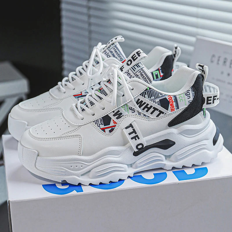 Sneakers con plataforma para hombre