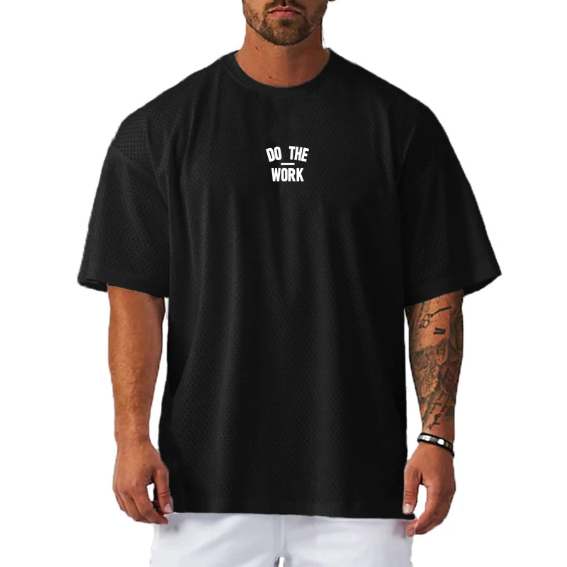 Camiseta oversize básica para hombre