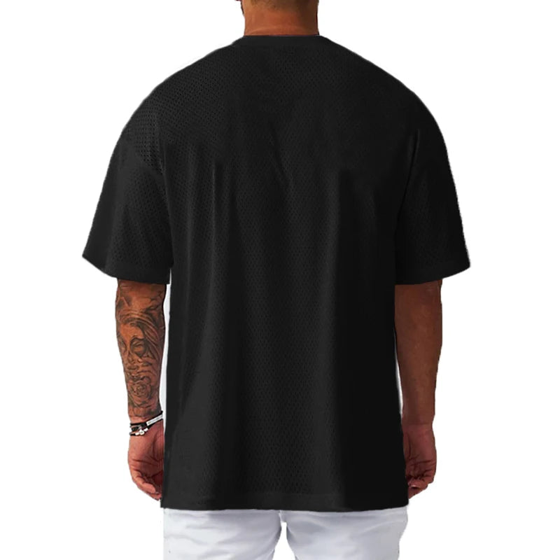 Camiseta oversize básica para hombre