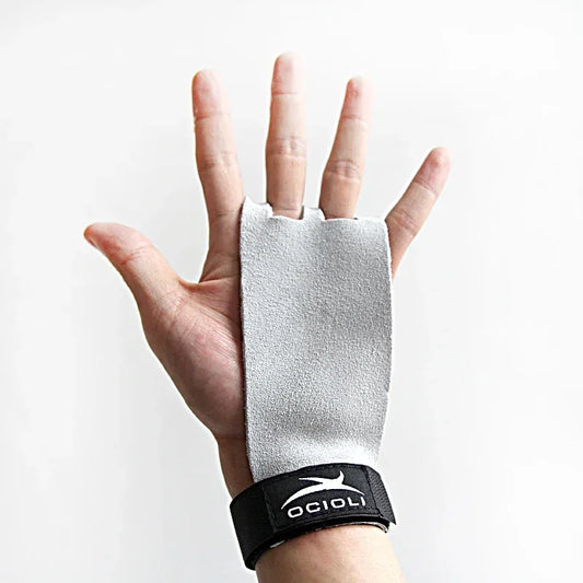 Par de protectores de palma de cuero sintético