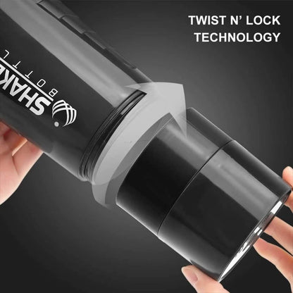 Shaker de proteínas de 600ml con separadores