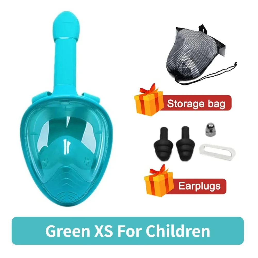 Máscara de buceo profesional para niños y adultos