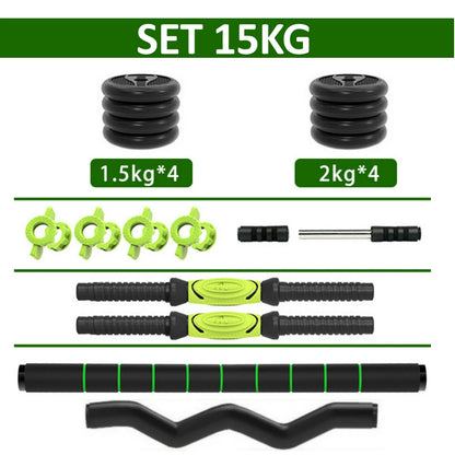 Kit de mancuernas regulables (juego de 10 kg, 15 kg, 20 kg, 30 kg, 40 kg)