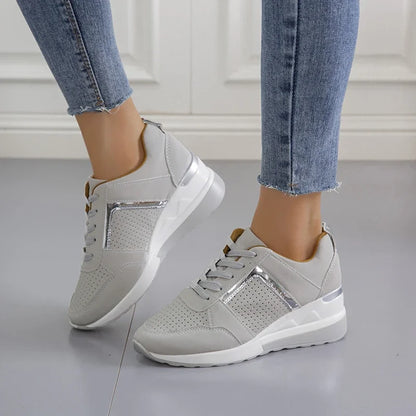 Zapatillas informales con plataforma para mujer