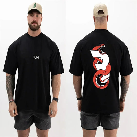 Camiseta oversize con estampado