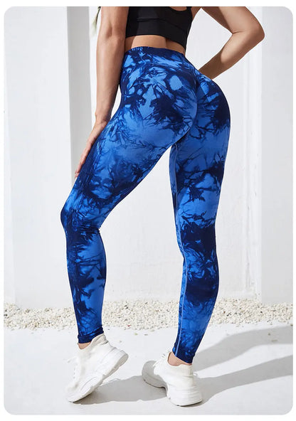 Pantalones de Yoga Tie Dye para mujer