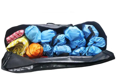 Bolsa de almacenamiento para equipo de acampada.
