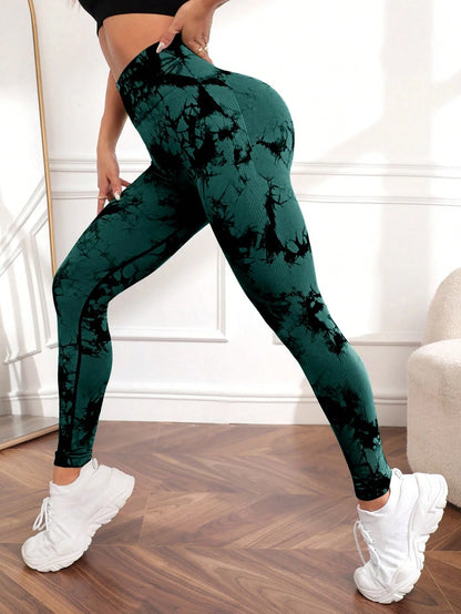 Pantalones de Yoga Tie Dye para mujer