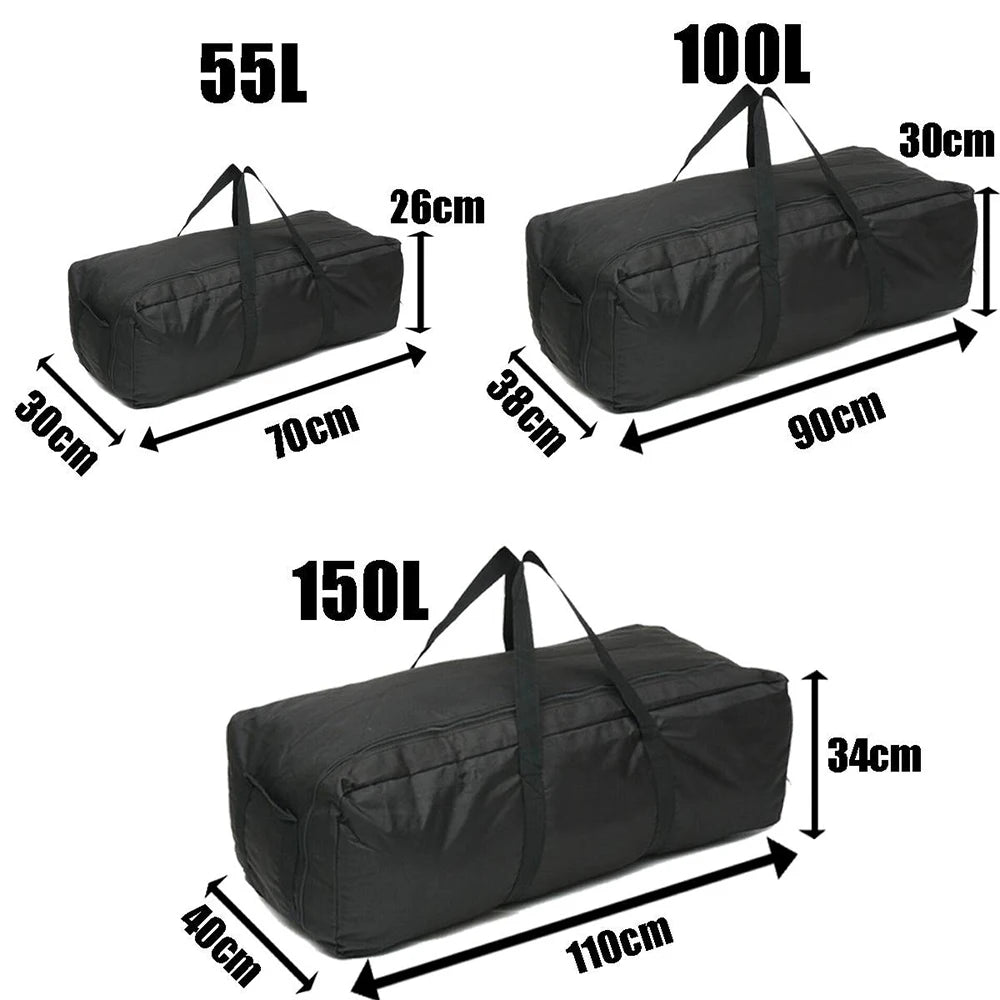 Bolsa de almacenamiento para equipo de acampada.