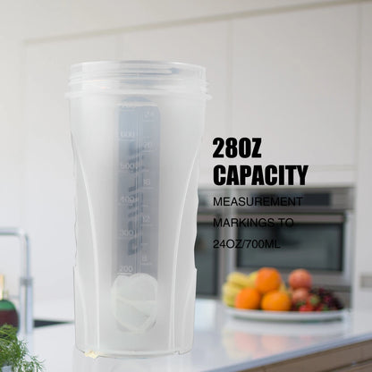 Shaker para mezclas de proteínas de 750ml