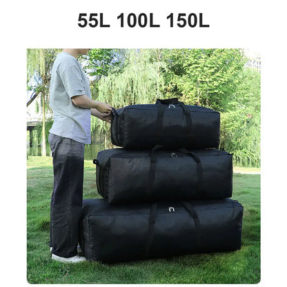 Bolsa de almacenamiento para equipo de acampada.