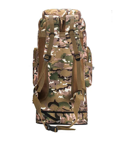 Mochila mimetizada para acampar al aire libre de 100L