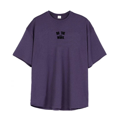 Camiseta oversize básica para hombre