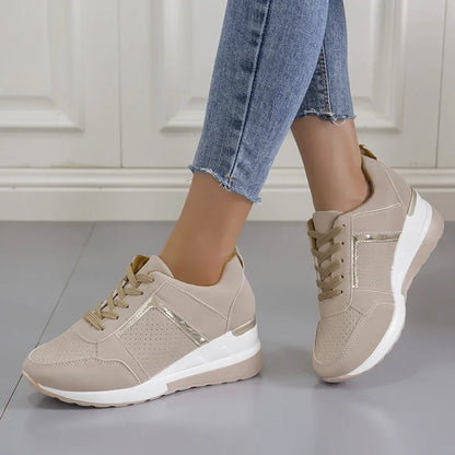 Zapatillas informales con plataforma para mujer