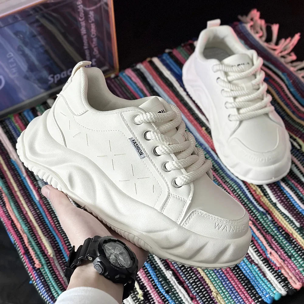 Zapatos informales con plataforma para hombre