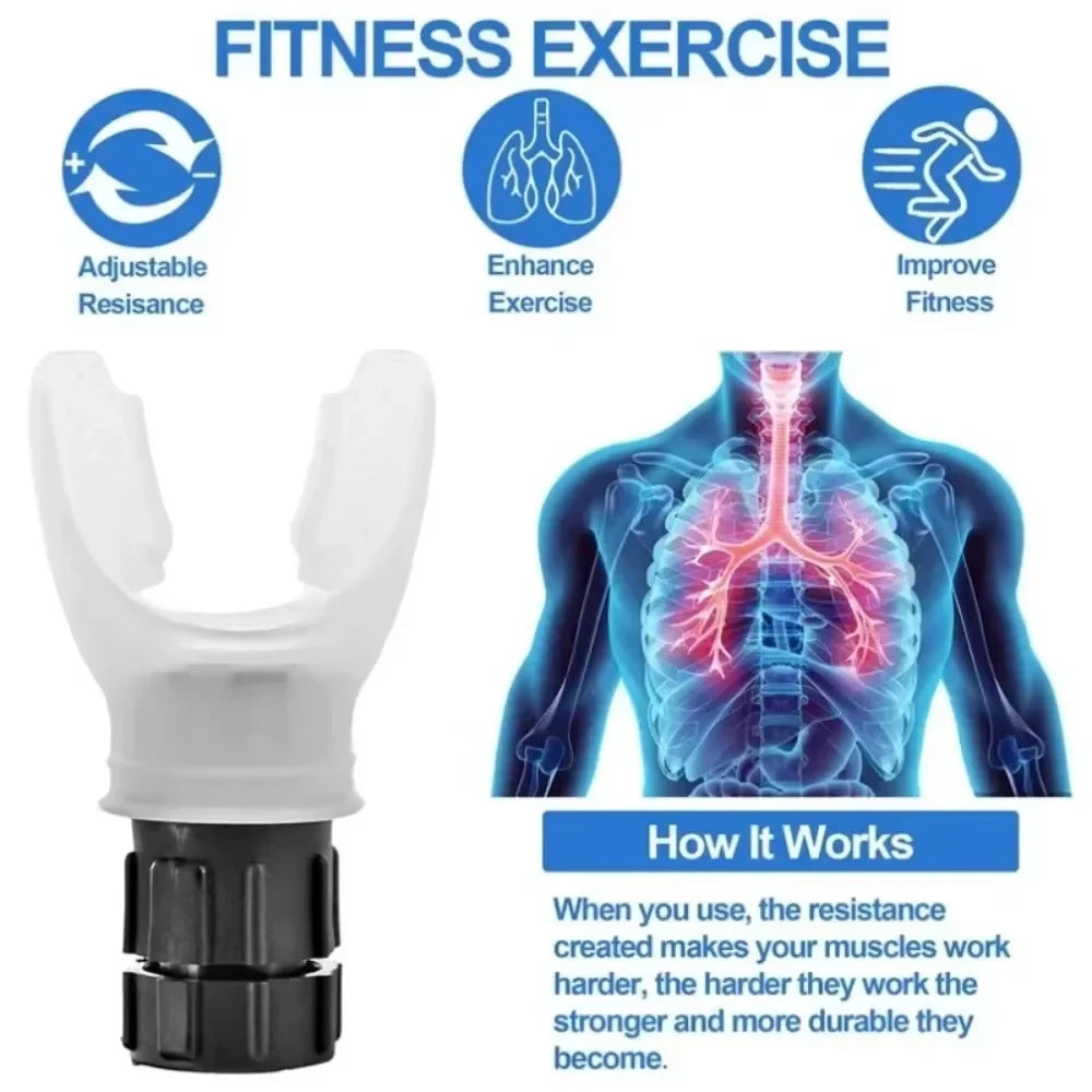 Entrenador respiratorio para mejorar la resistencia
