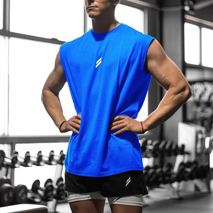 Camiseta deportiva sin mangas para hombre