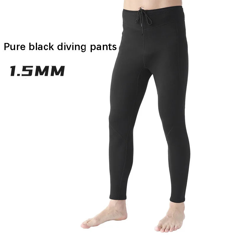 Pantalones de buceo para hombre de 1,5mm