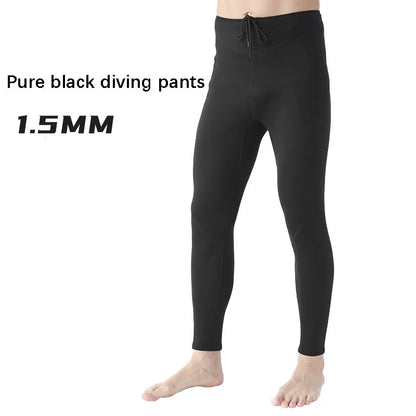 Pantalones de buceo para hombre de 1,5mm