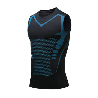 Camiseta sin mangas de compresión para hombre