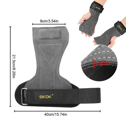 Guantes de gimnasio de 2 piezas con almohadillas