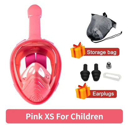 Máscara de buceo profesional para niños y adultos
