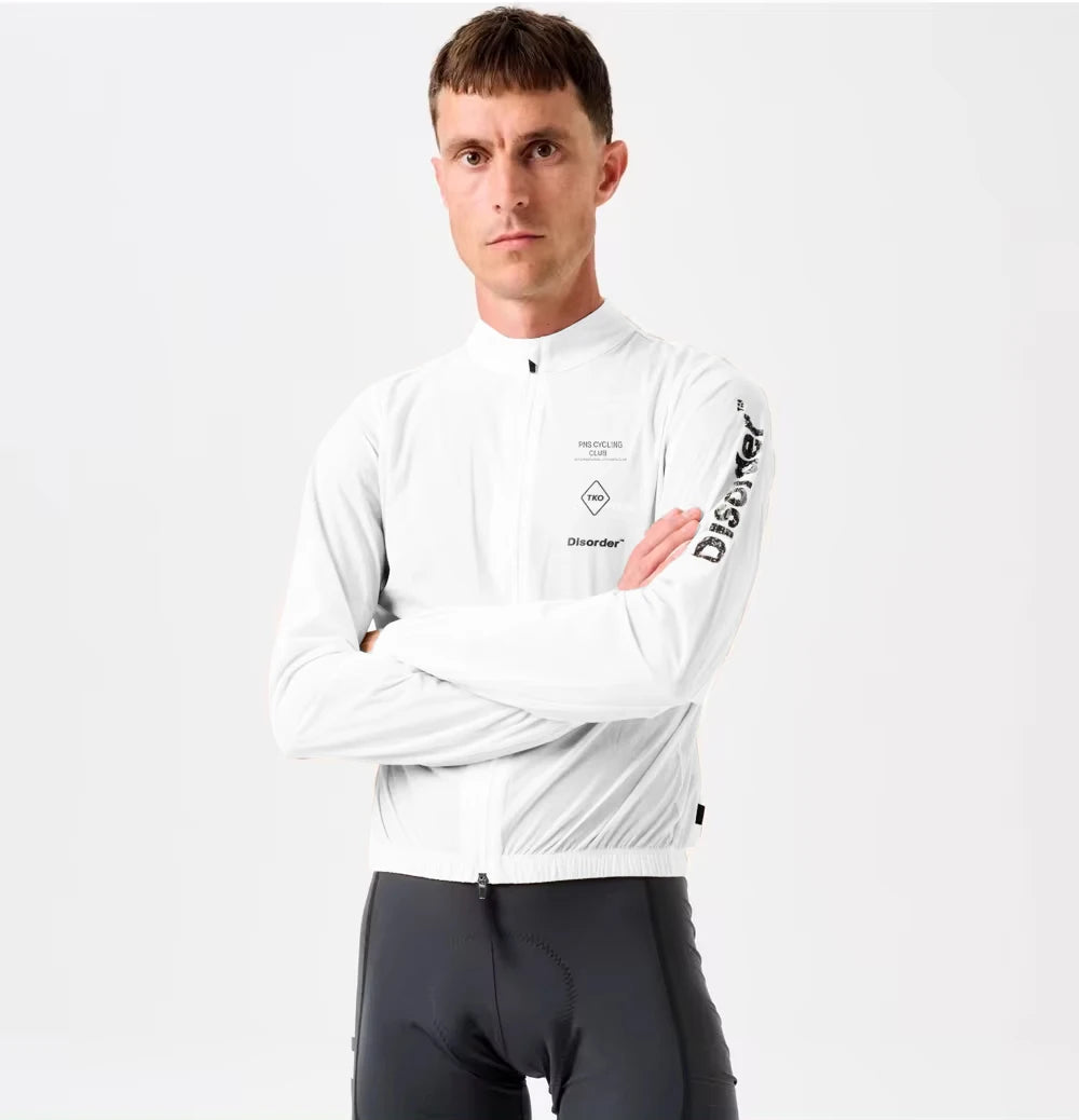 Chaqueta de ciclismo ligera impermeable