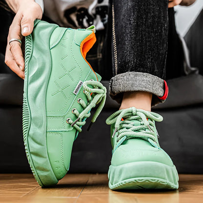 Zapatos informales con plataforma para hombre